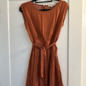 LOFT silk dress / petite size 4